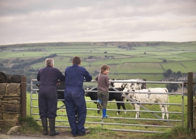 Three generations of farmers